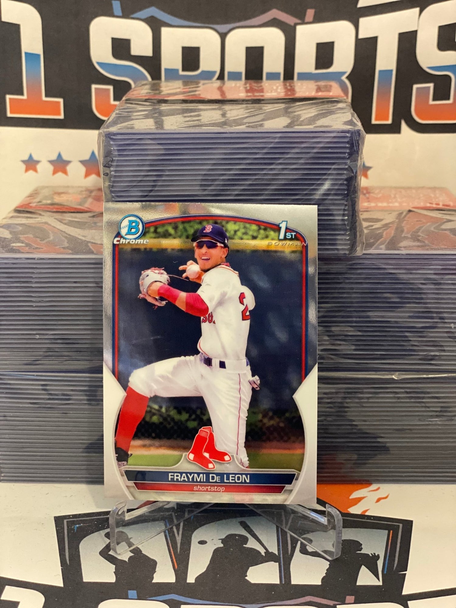 2023 Bowman Chrome Prospects (1st Bowman) Fraymi De Leon #BCP-97