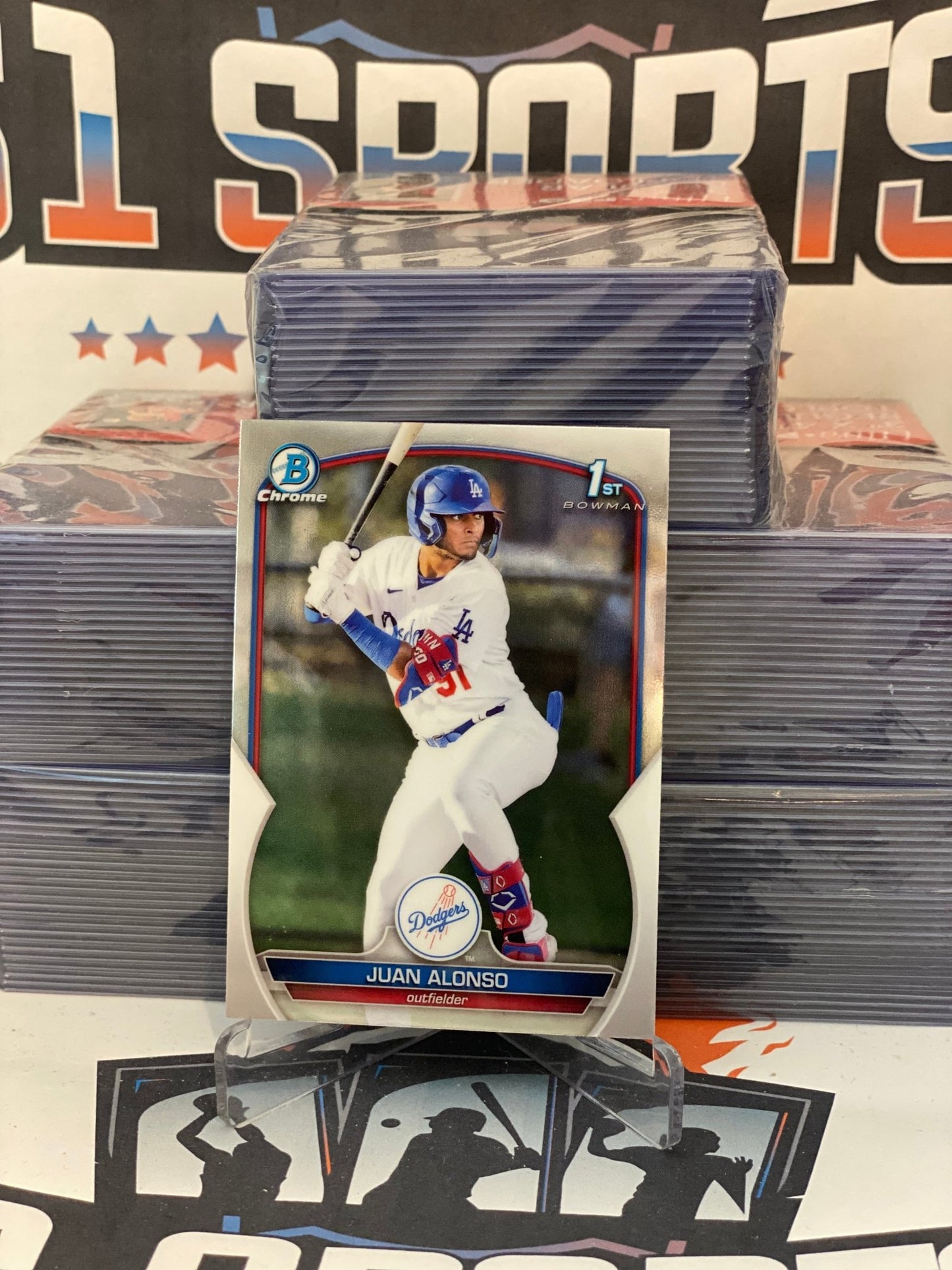 2023 Bowman Chrome Prospects (1st Bowman) Juan Alonso #BCP-137