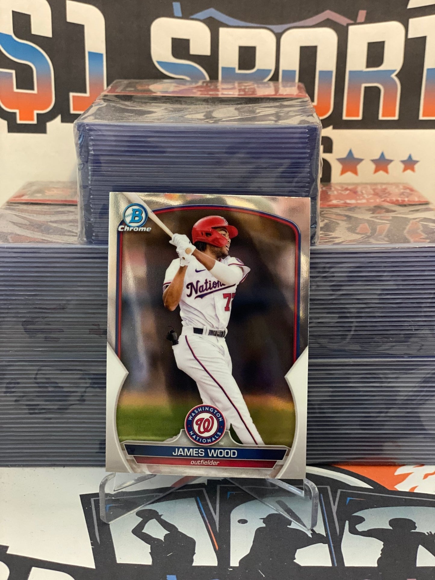 2023 Bowman Chrome Prospects James Wood #BCP-129