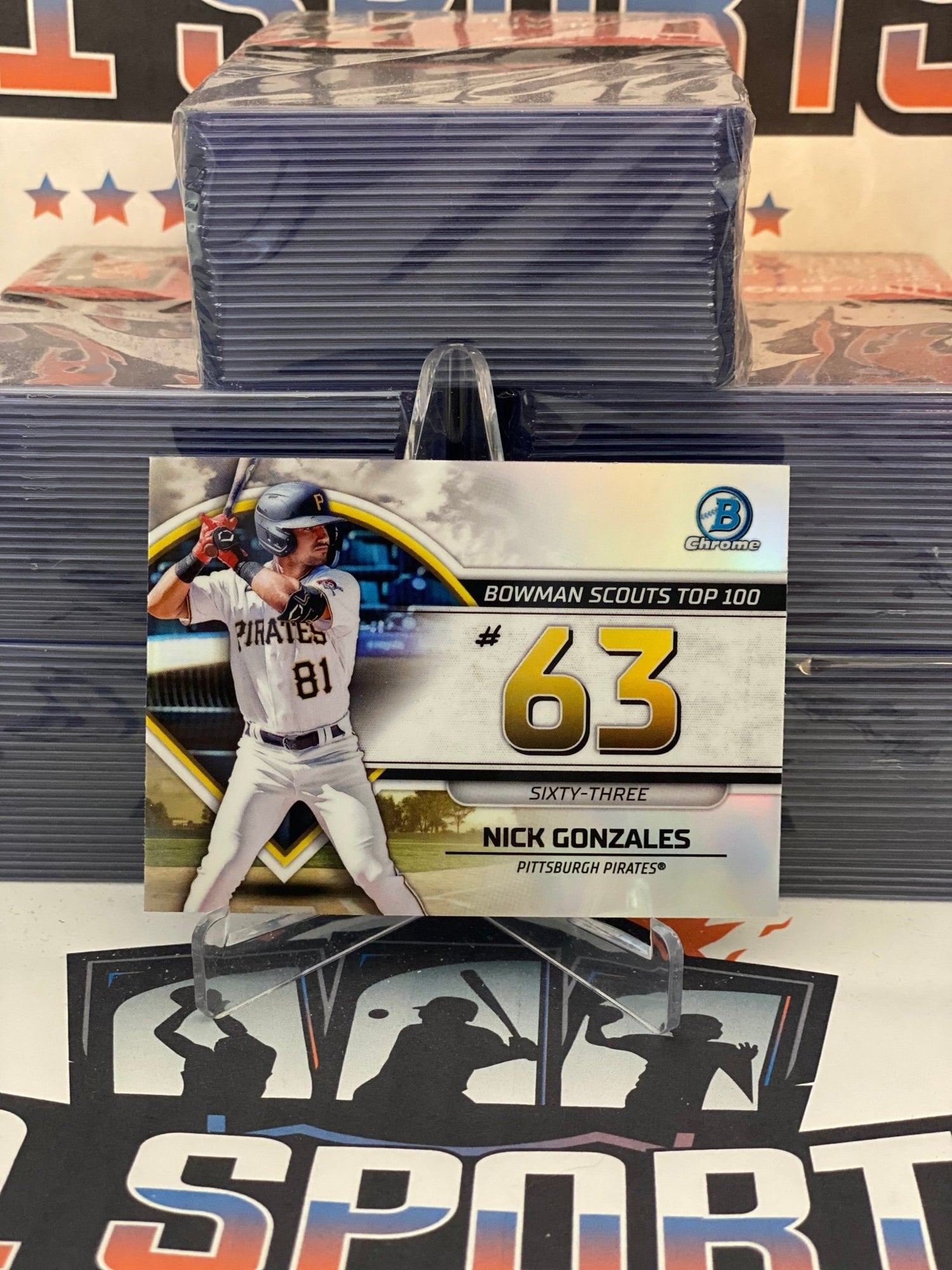 2023 Bowman Chrome Prospects (Top 100) Nick Gonzales #BTP-63
