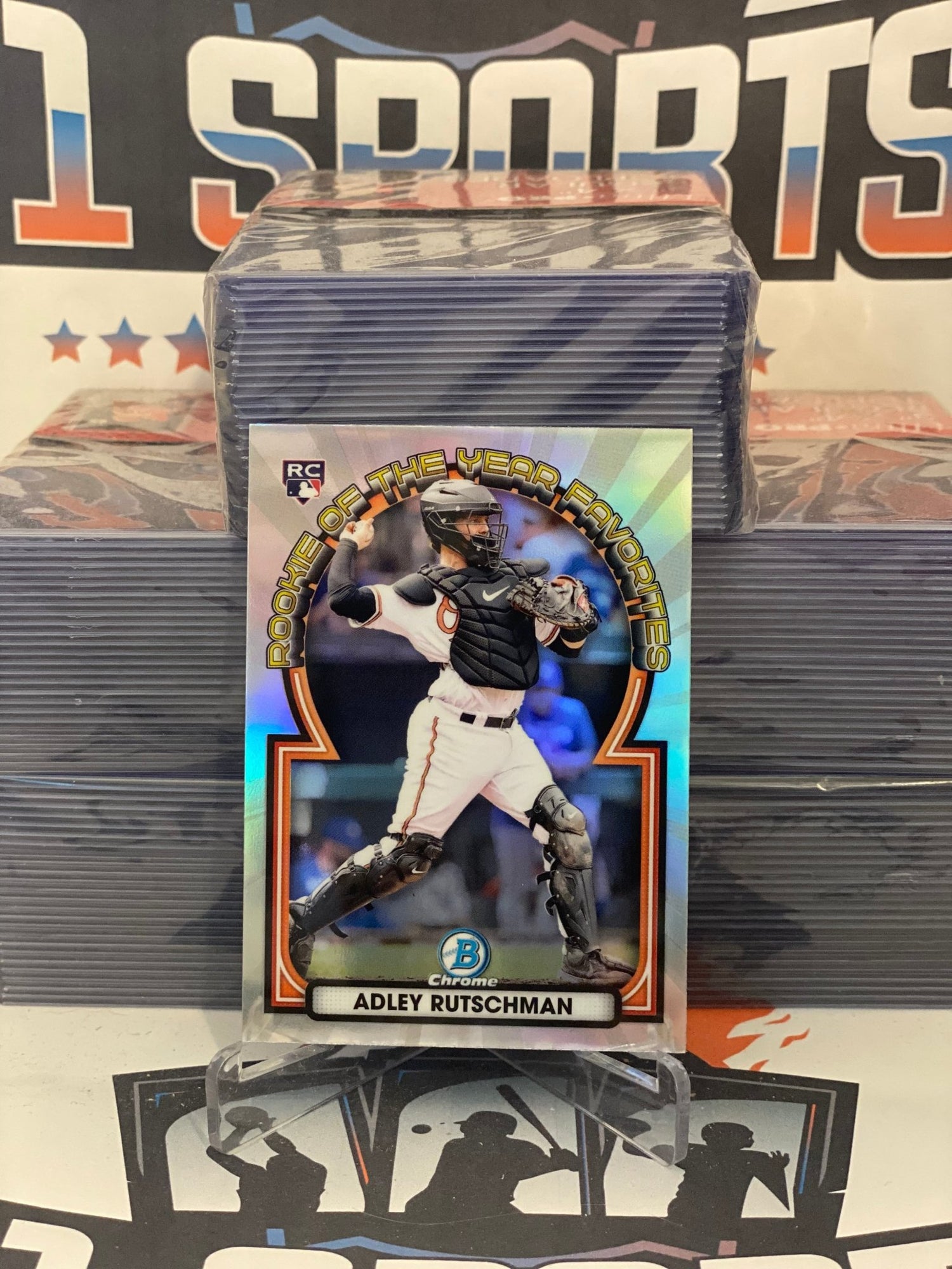 2023 Bowman Chrome (Rookie of the Year Favorites) Adley Rutschman Rookie #ROYF-4