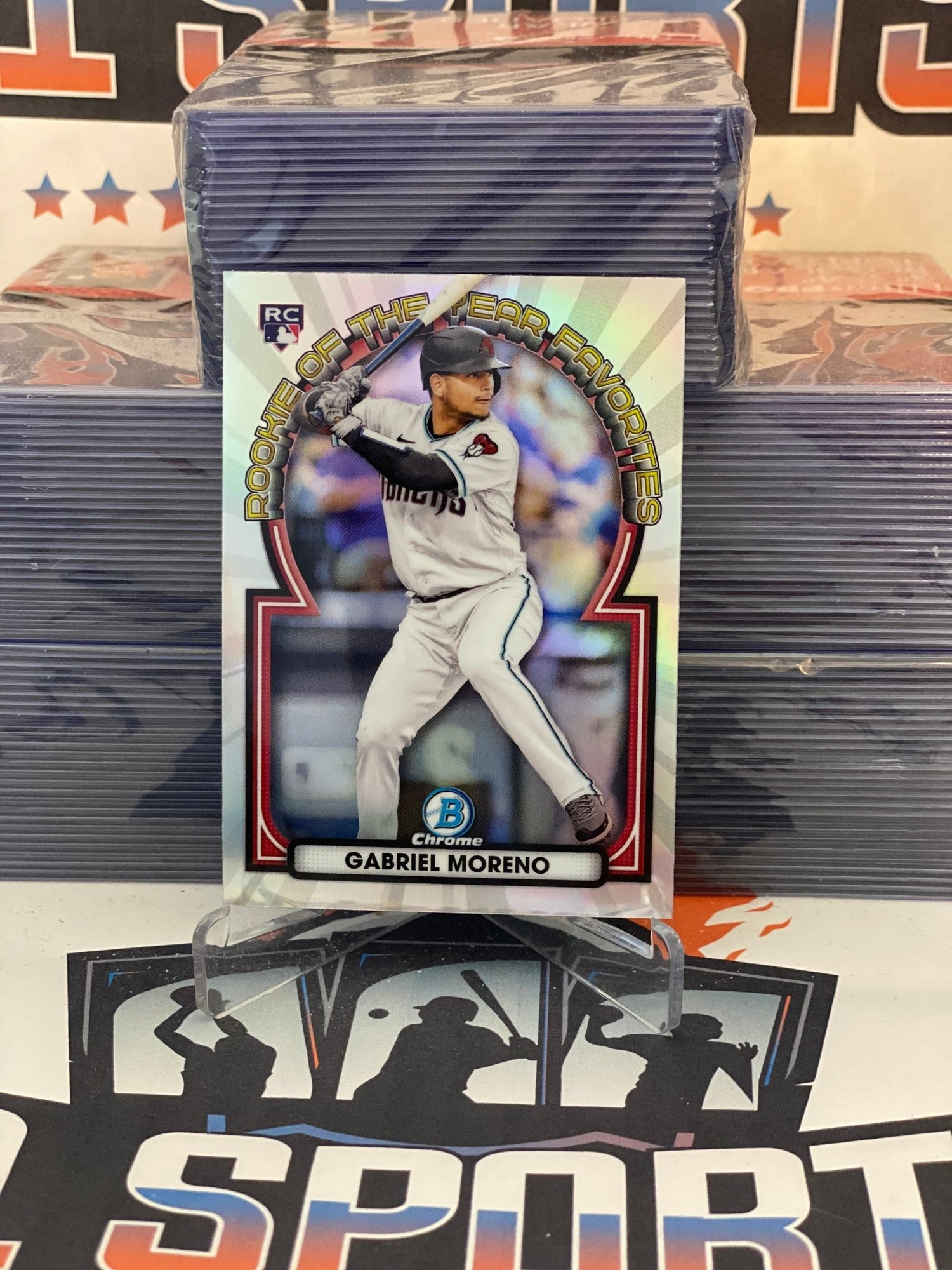 2023 Bowman Chrome (Rookie of the Year Favorites) Gabriel Moreno #ROYF-11