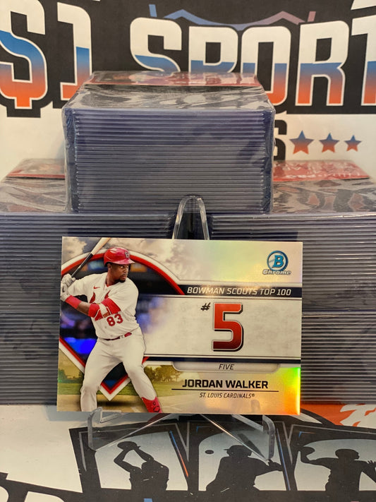 2023 Bowman Chrome (Top 100) Jordan Walker #BTP-5