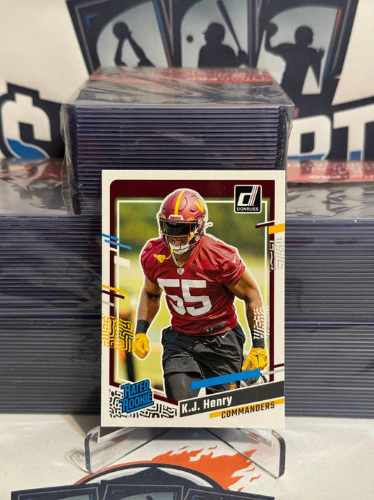 2023 Donruss (Rated Rookie) K.J. Henry #400