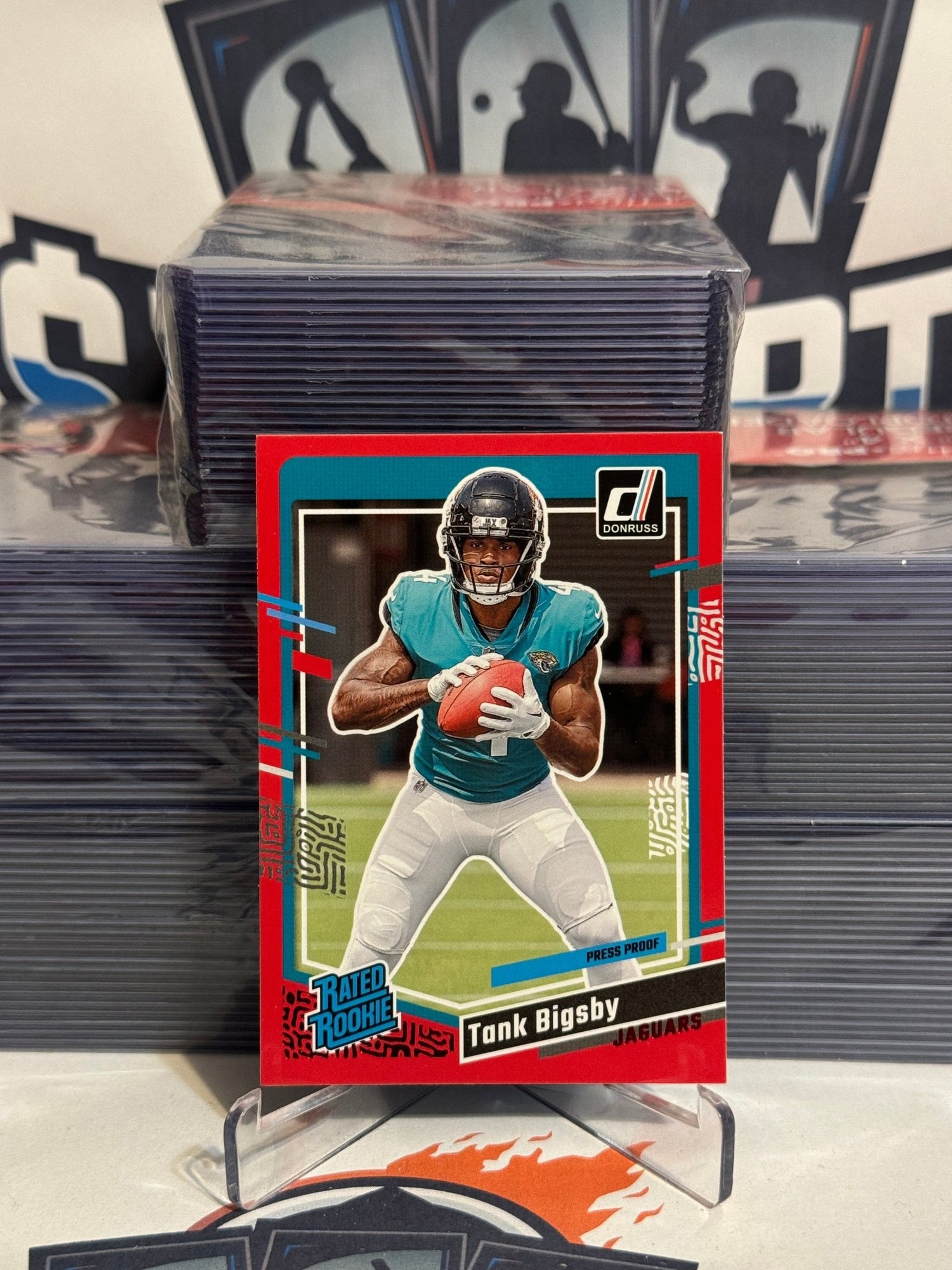 2023 Donruss (Red Press Proof, Rated Rookie) Tank Bigsby #348