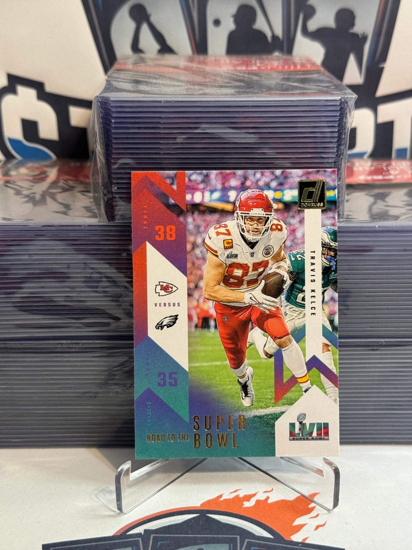 2023 Donruss (Road to the Super Bowl) Travis Kelce #RTSB-TKE