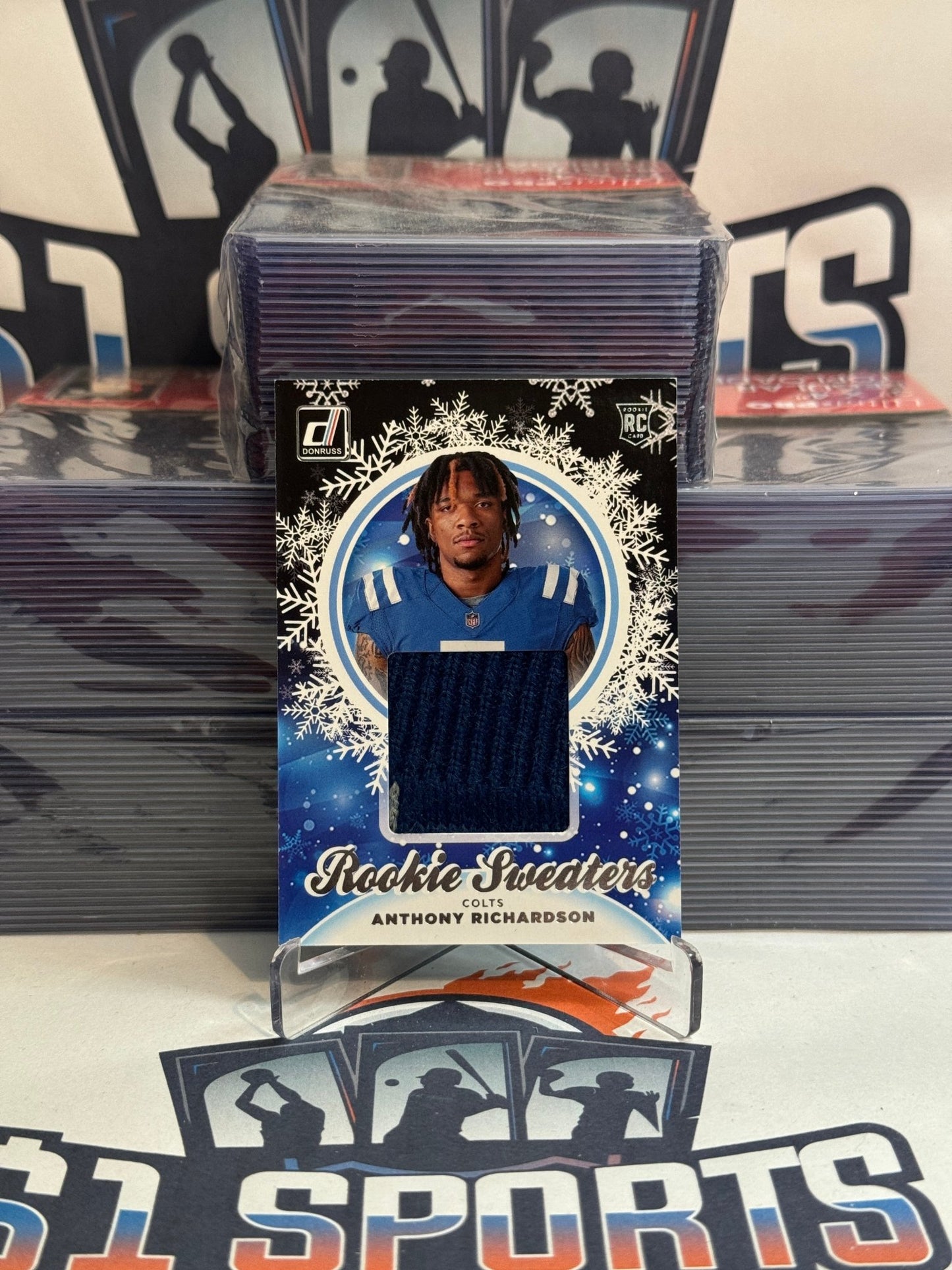2023 Donruss (Rookie Sweaters Relic) Anthony Richardson #HS-ARI