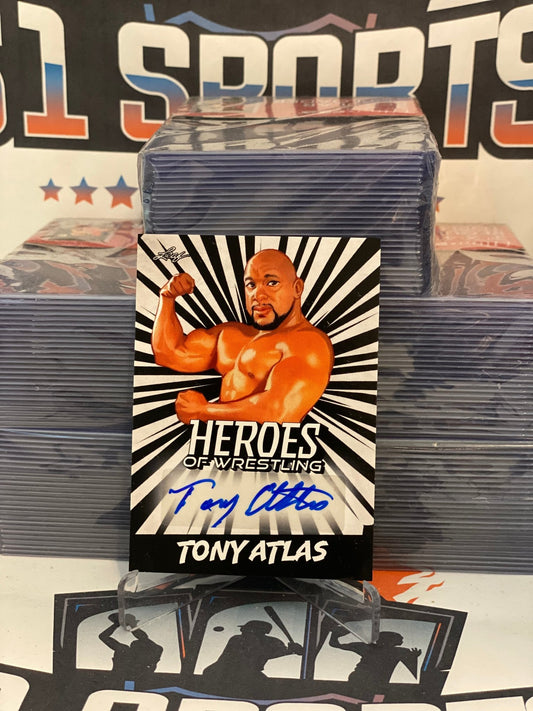 2023 Leaf Heroes of Wrestling (Auto) Tony Atlas #BA-TA1