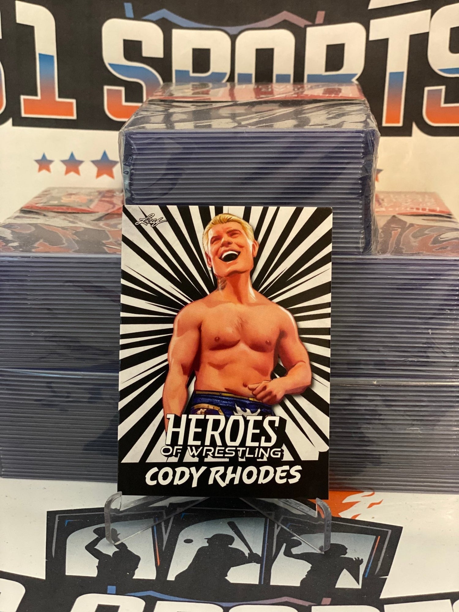 2023 Leaf Heroes of Wrestling Cody Rhodes #B-3