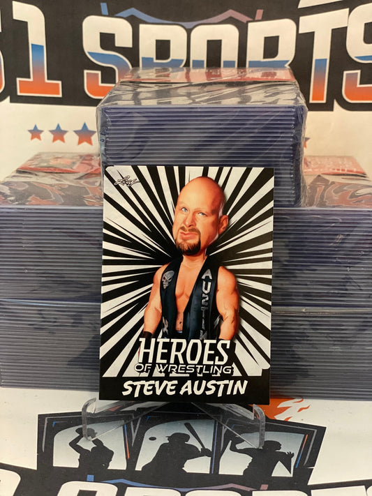 2023 Leaf Heroes of Wrestling "Stone Cold" Steve Austin #B-9