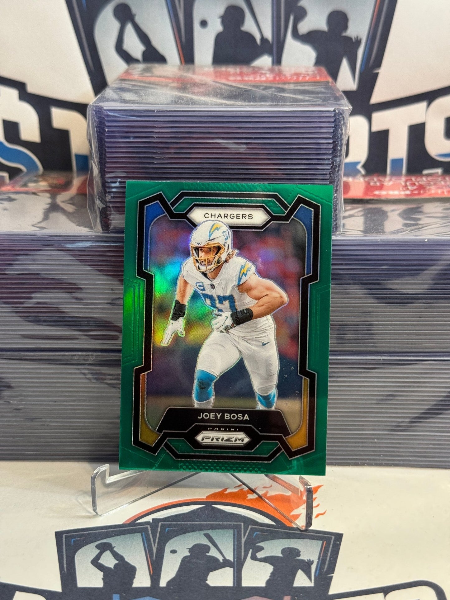 2023 Panini Prizm (Green Prizm) Joey Bosa #157