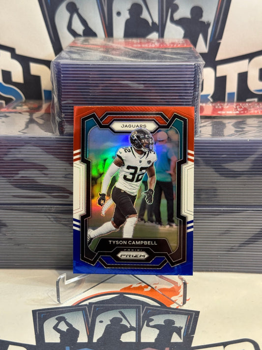 2023 Panini Prizm (Red White Blue Prizm) Tyson Campbell #140