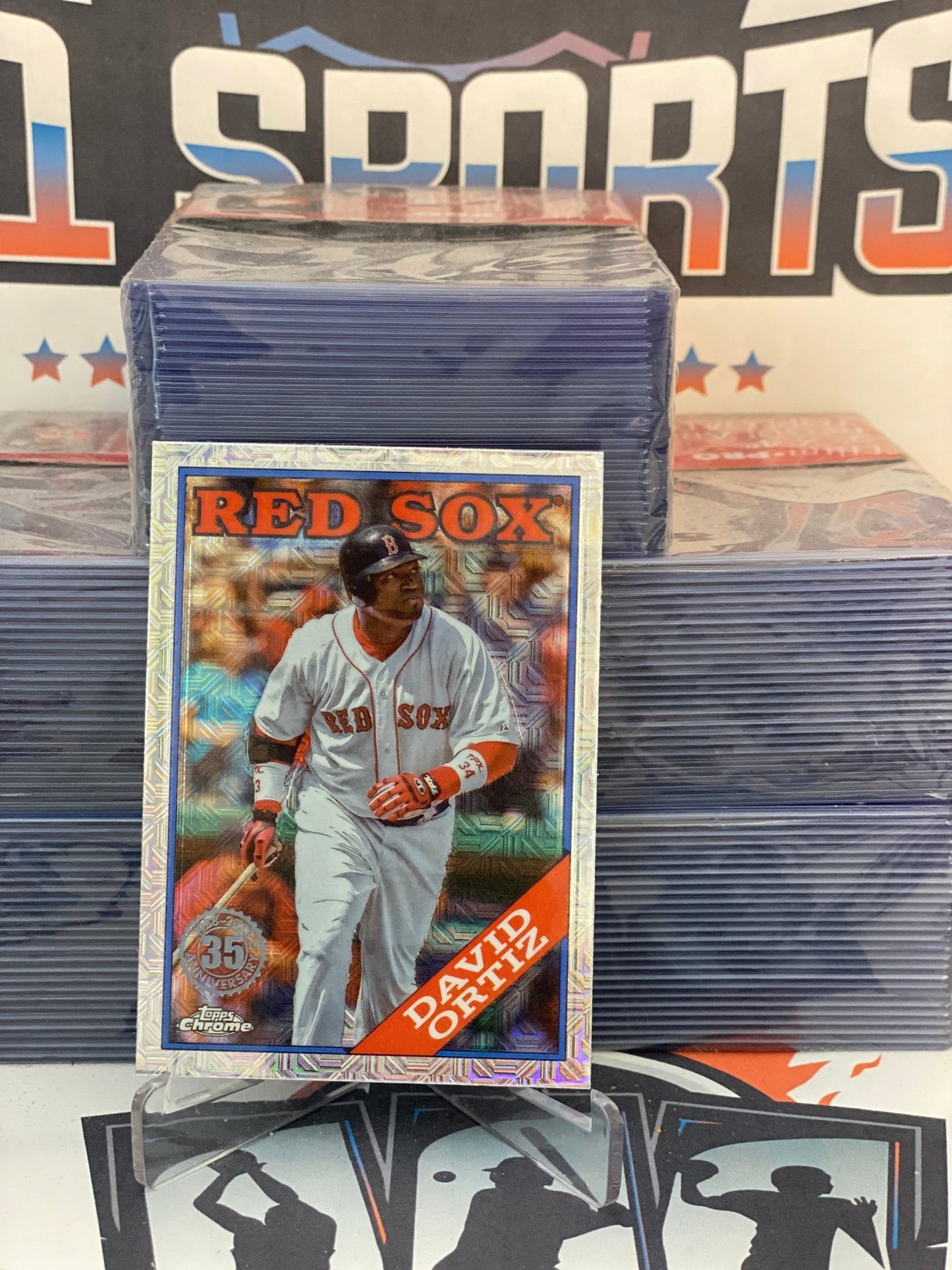 2023 Topps (1986 Silver Pack Chrome Redux) David Ortiz #2T88C-56