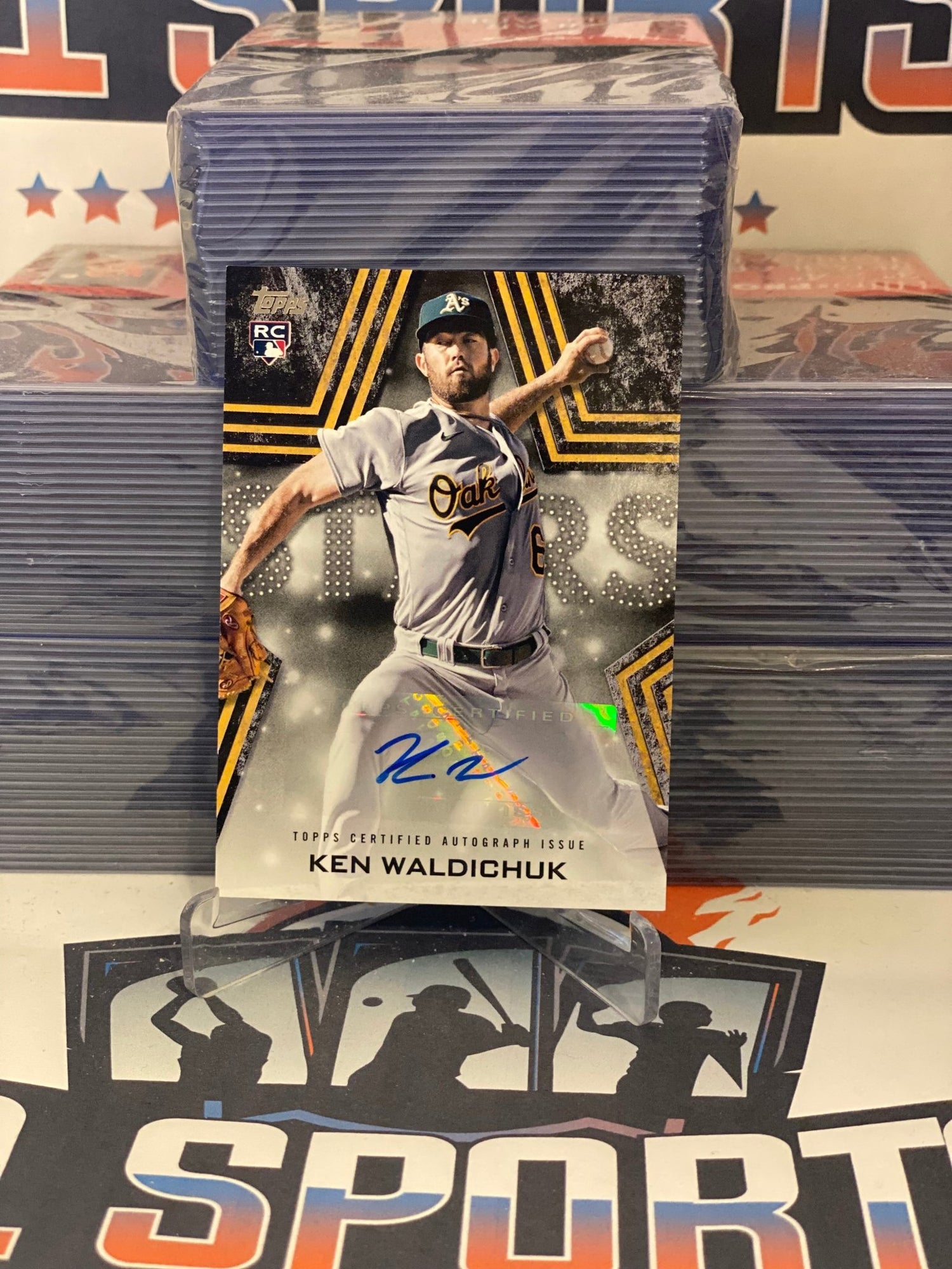 2023 Topps (Auto 186/199) Ken Waldichuk Rookie #BSA-WA