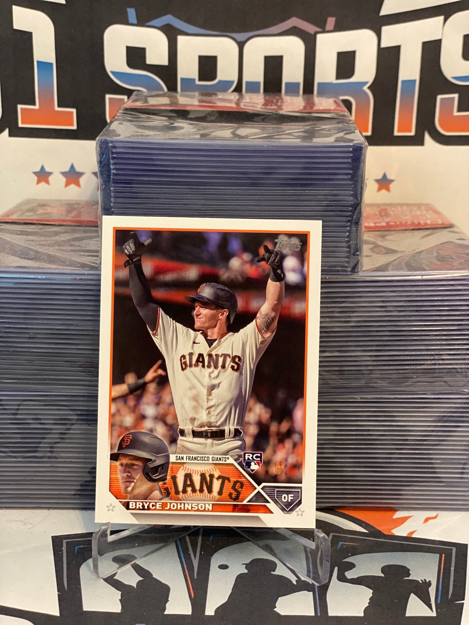 2023 Topps Bryce Johnson Rookie #571