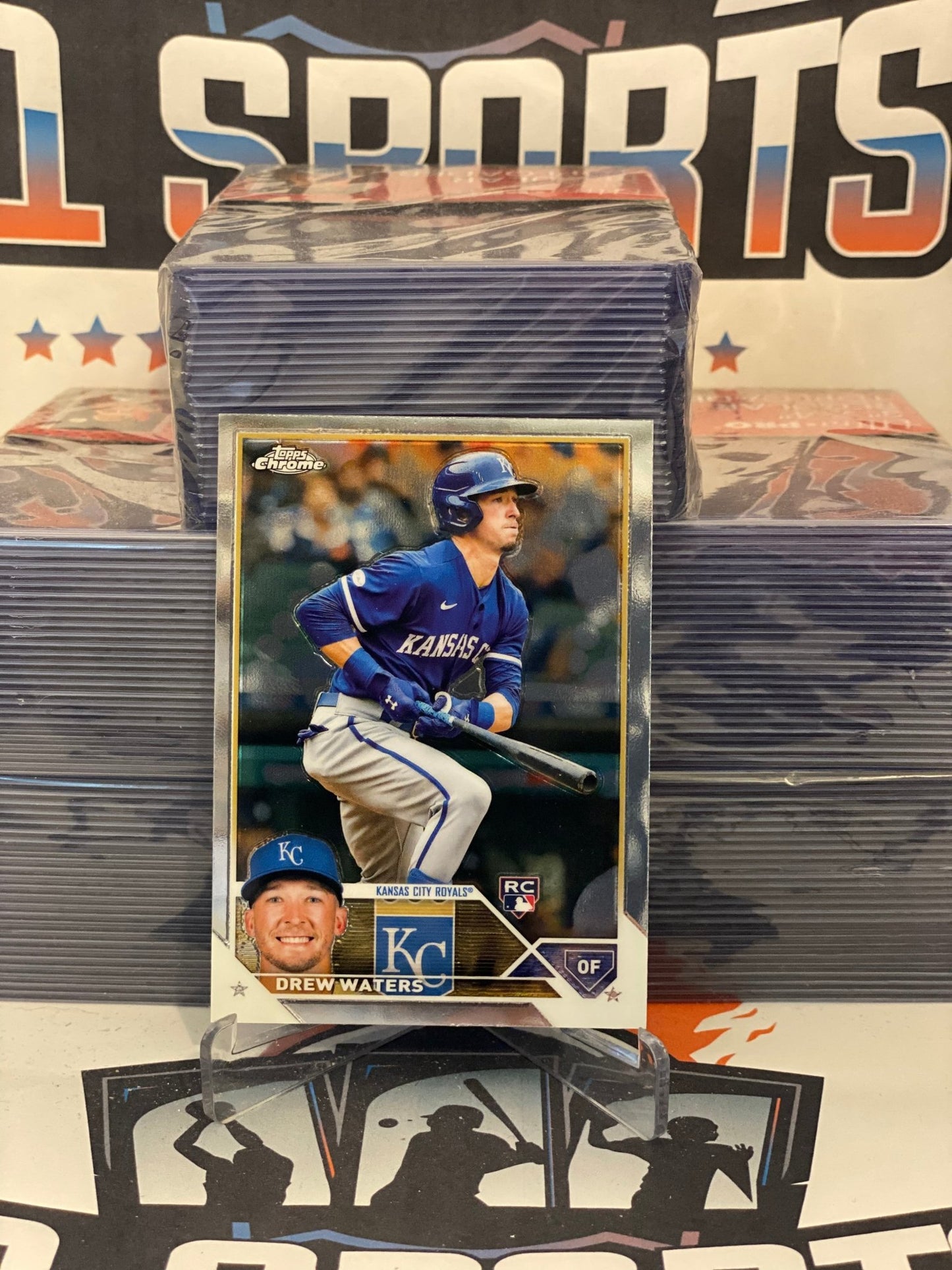 2023 Topps Chrome Drew Waters Rookie #147