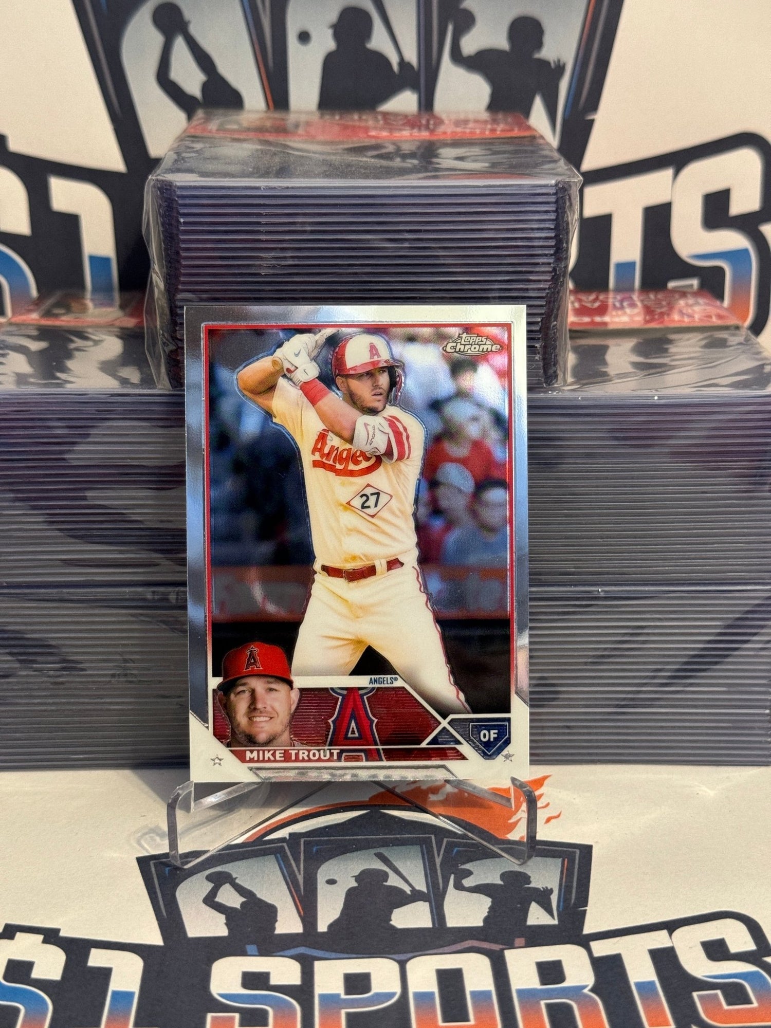 2023 Topps Chrome Mike Trout #27