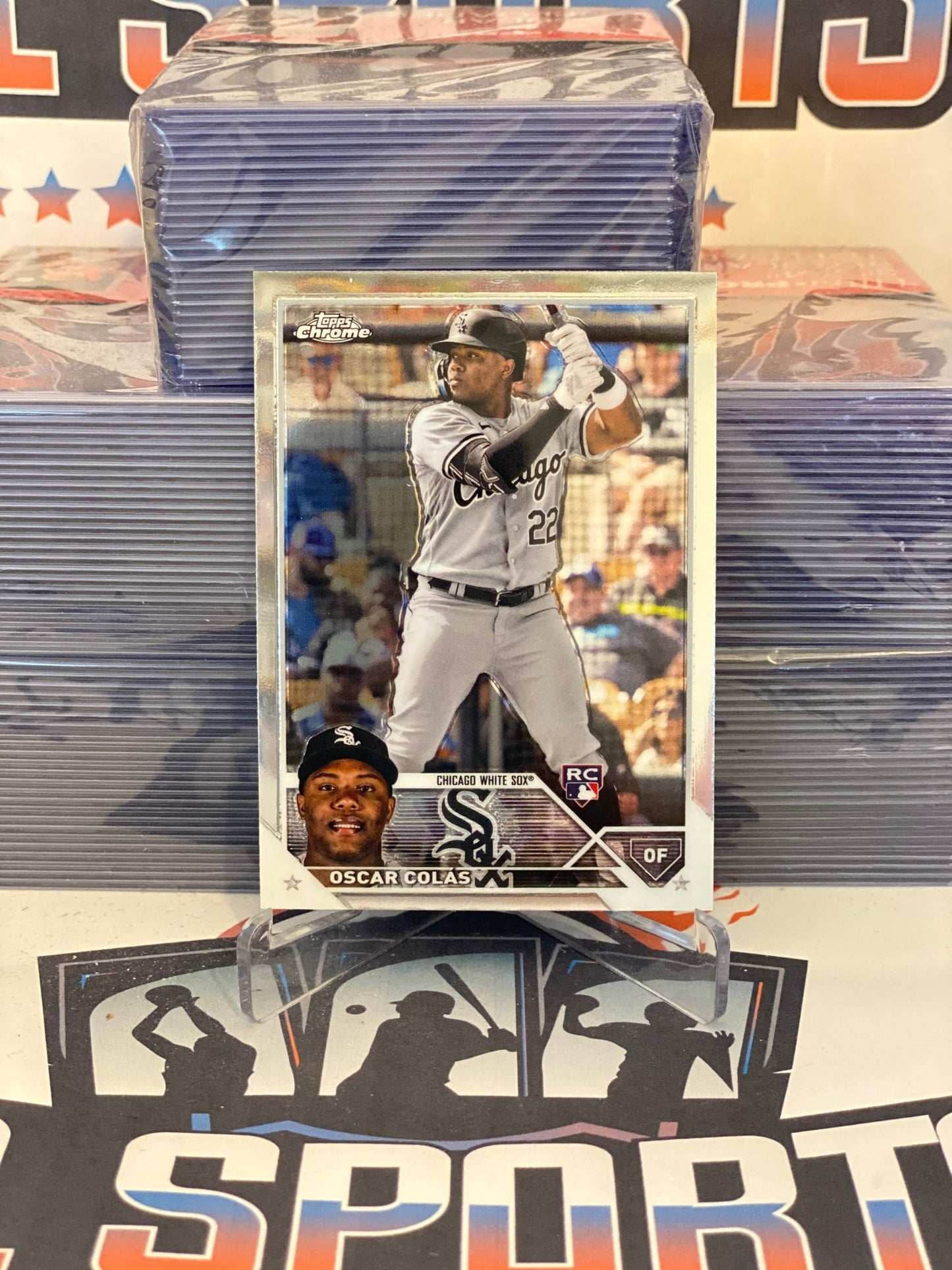 2023 Topps Chrome Oscar Colas Rookie #145
