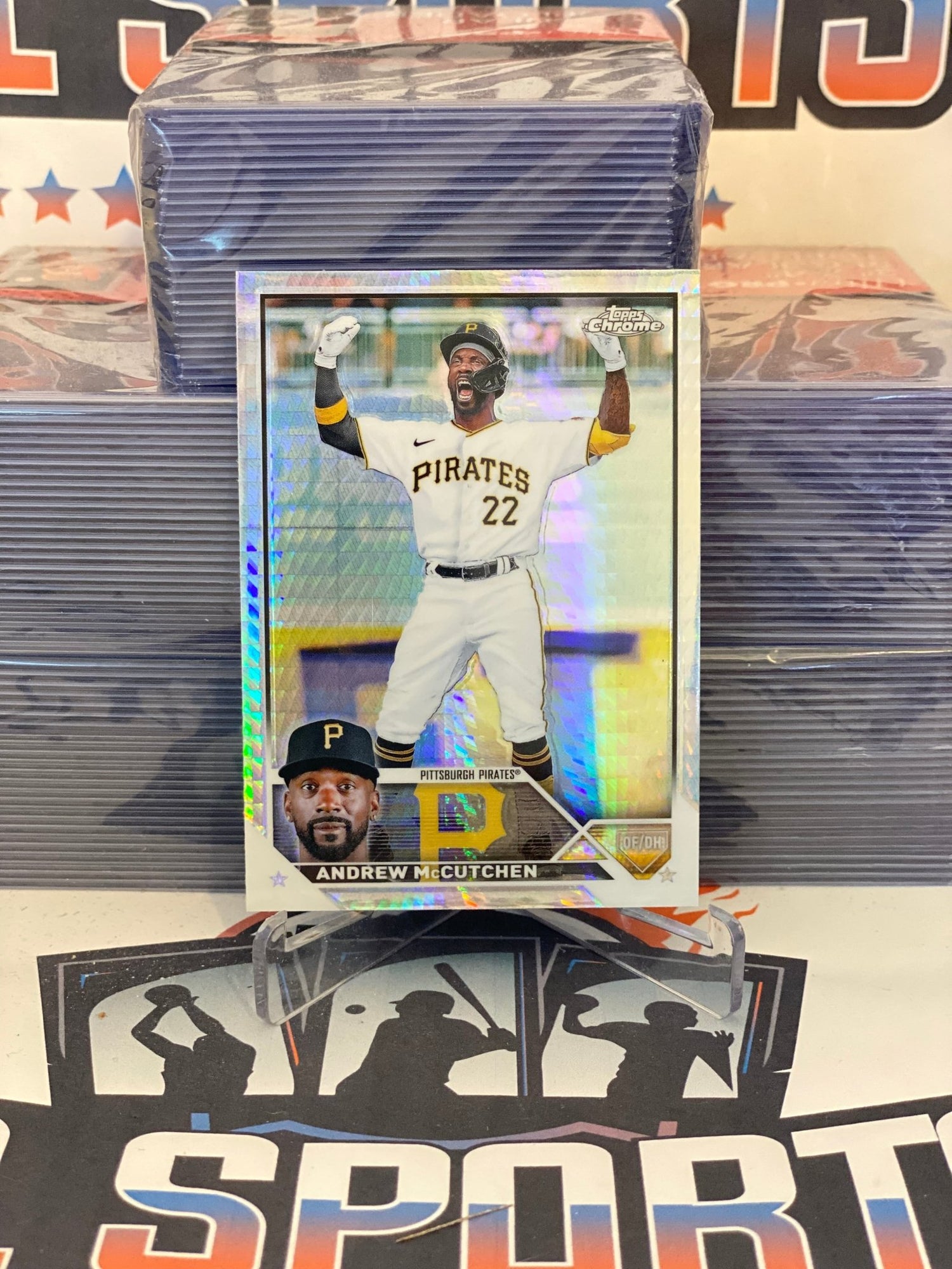 2023 Topps Chrome (Prism Refractor) Andrew McCutchen #92