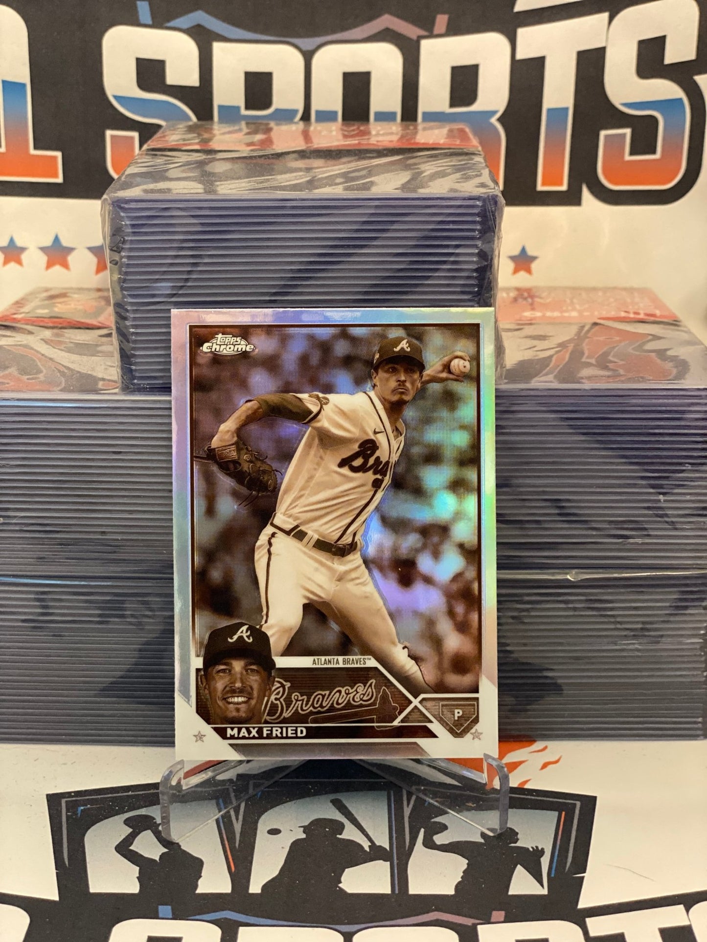 2023 Topps Chrome (Sepia Refractor) Max Fried #65