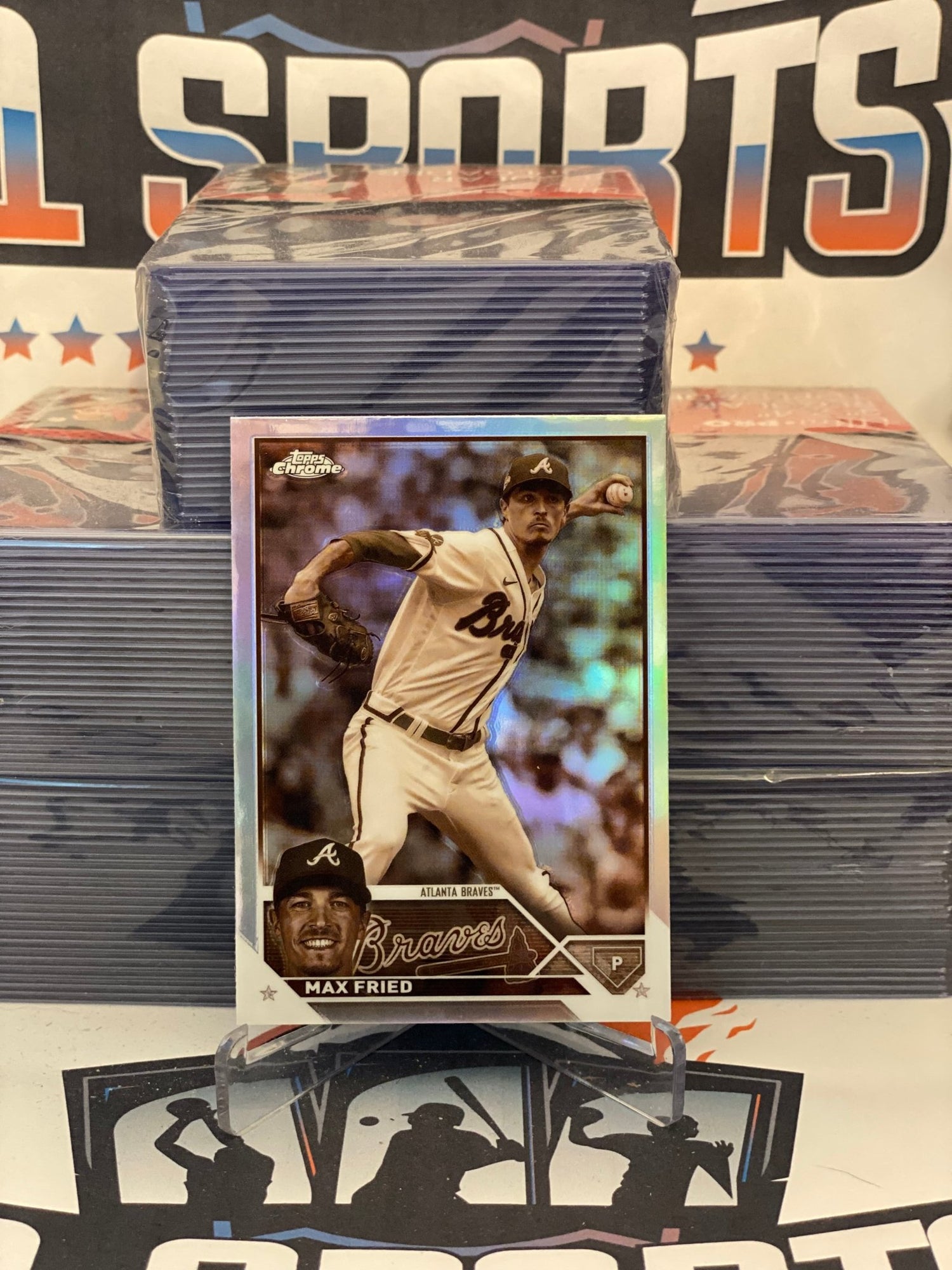 2023 Topps Chrome (Sepia Refractor) Max Fried #65