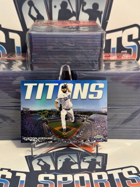 2023 Topps Chrome (Titans) Clayton Kershaw #CT-1