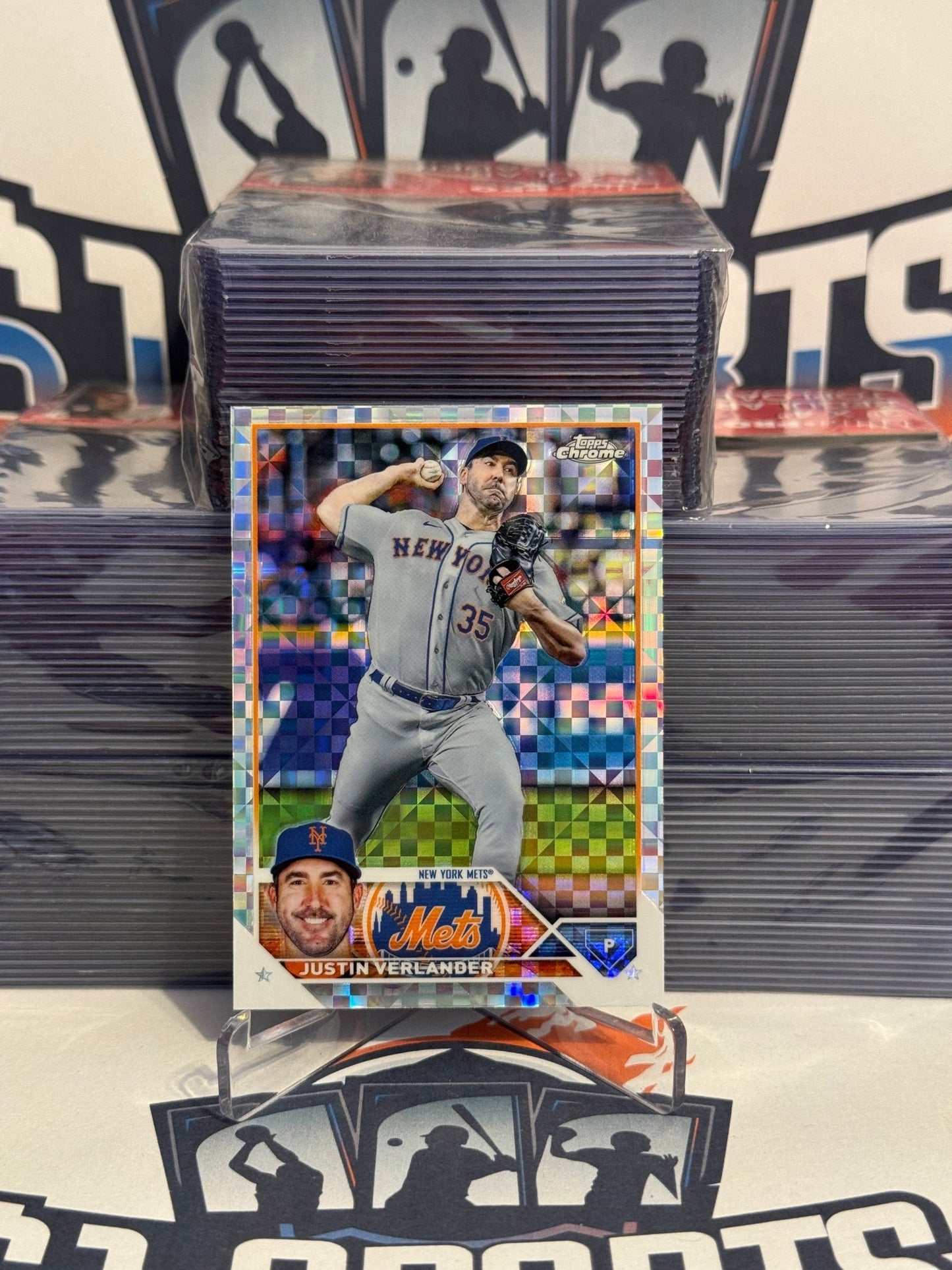 2023 Topps Chrome (Xfractor) Justin Verlander #126