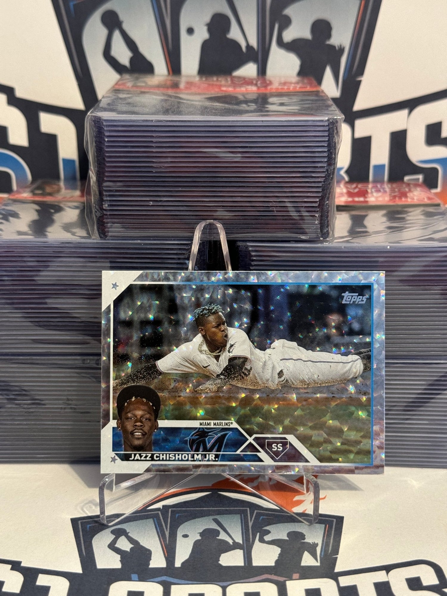2023 Topps (Foil, Collector's Box) Jazz Chisholm Jr. #172