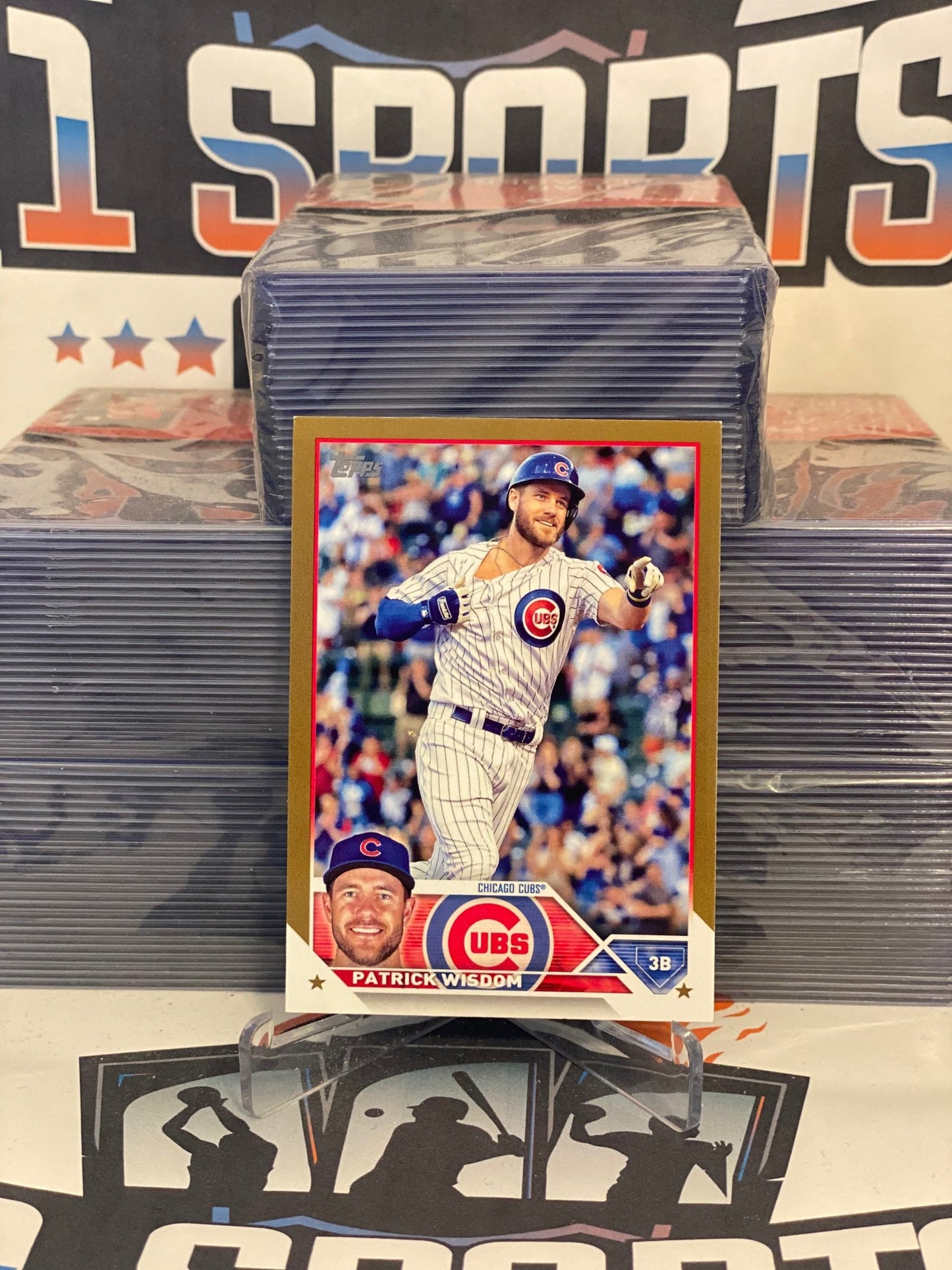 2023 Topps (Gold 1510/2023) Patrick Wisdom #120