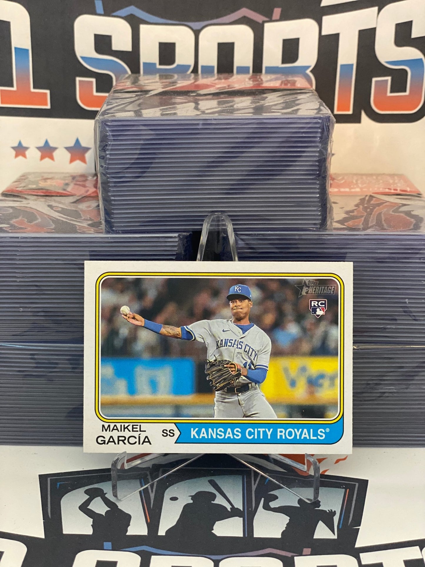 2023 Topps Heritage Maikel Garcia Rookie #311