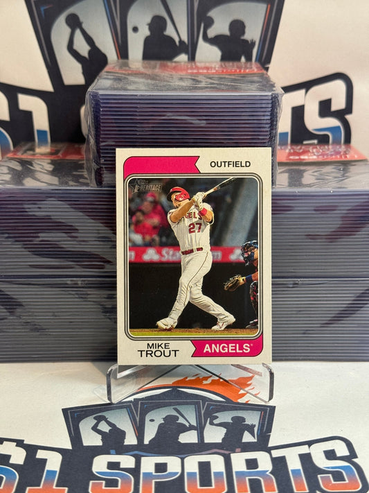 2023 Topps Heritage (No Team Name) Mike Trout #5