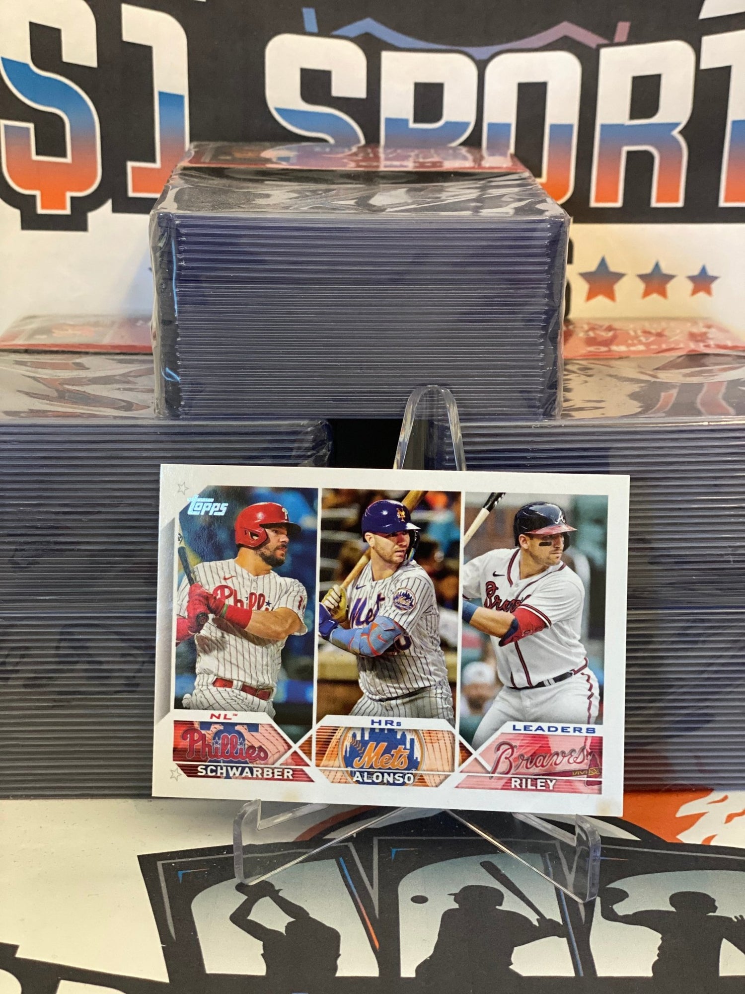  Austin Riley/Kyle Schwarber/Pete Alonso 2023 Topps All