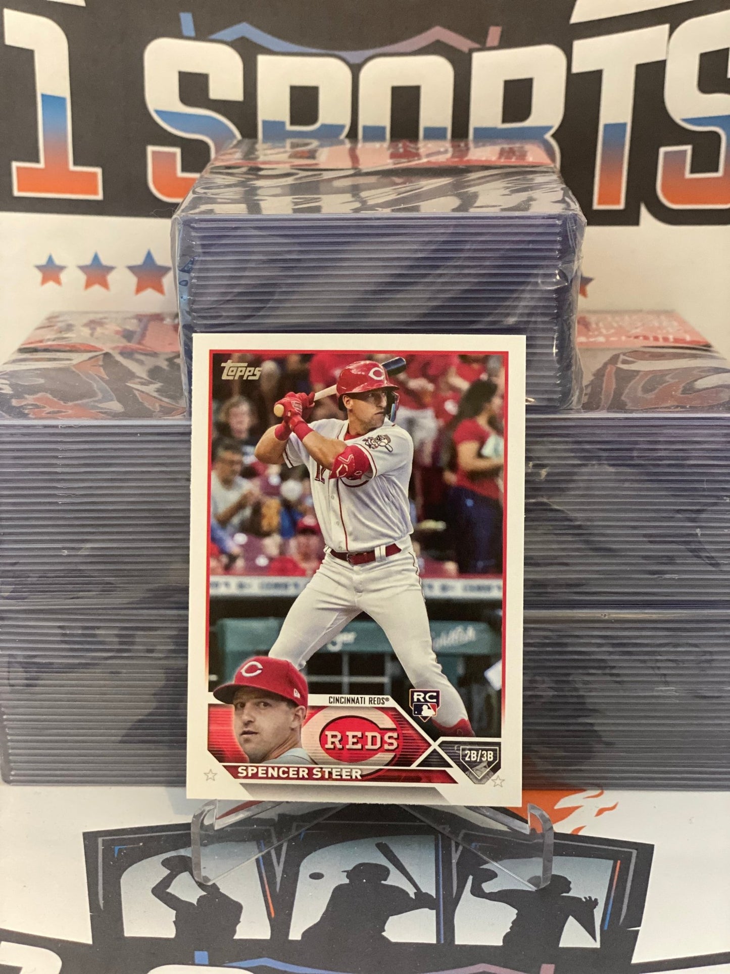 2023 Topps Spencer Steer Rookie #489