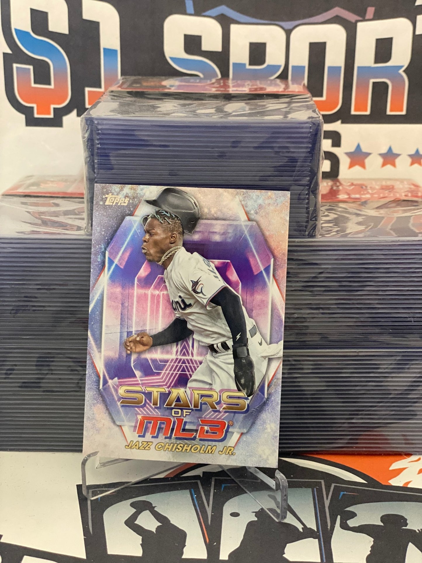 JAZZ CHISHOLM JR 2023 Topps Series 1 Stars of MLB #SMLB-10 Miami Marlins