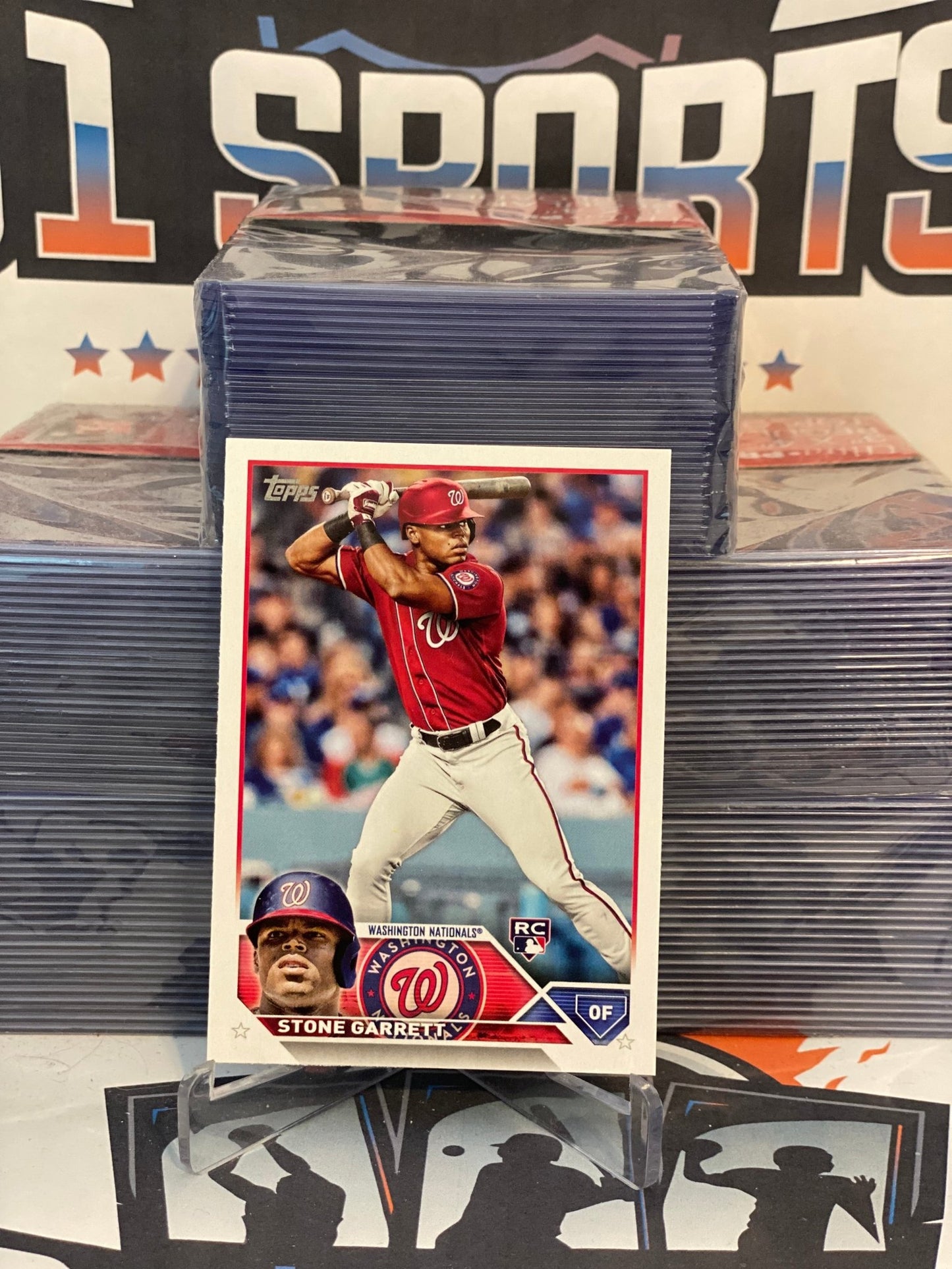 2023 Topps Stone Garrett Rookie #498