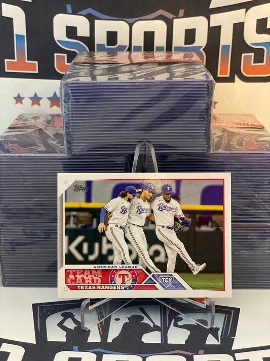 2023 Topps Texas Rangers Team Card #292