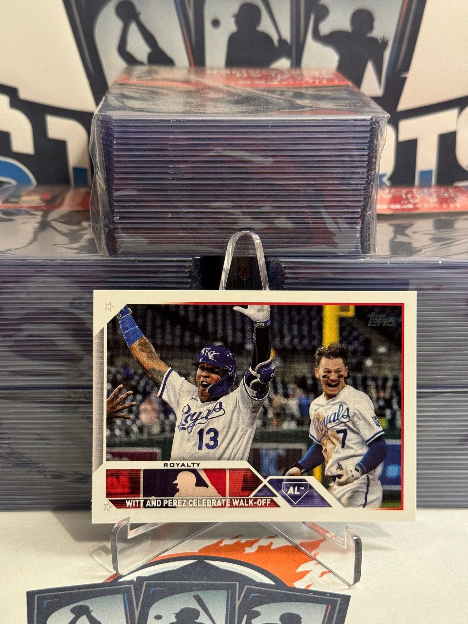 2023 Topps (Veteran Combos) Bobby Witt Jr. & Salvador Perez #US36