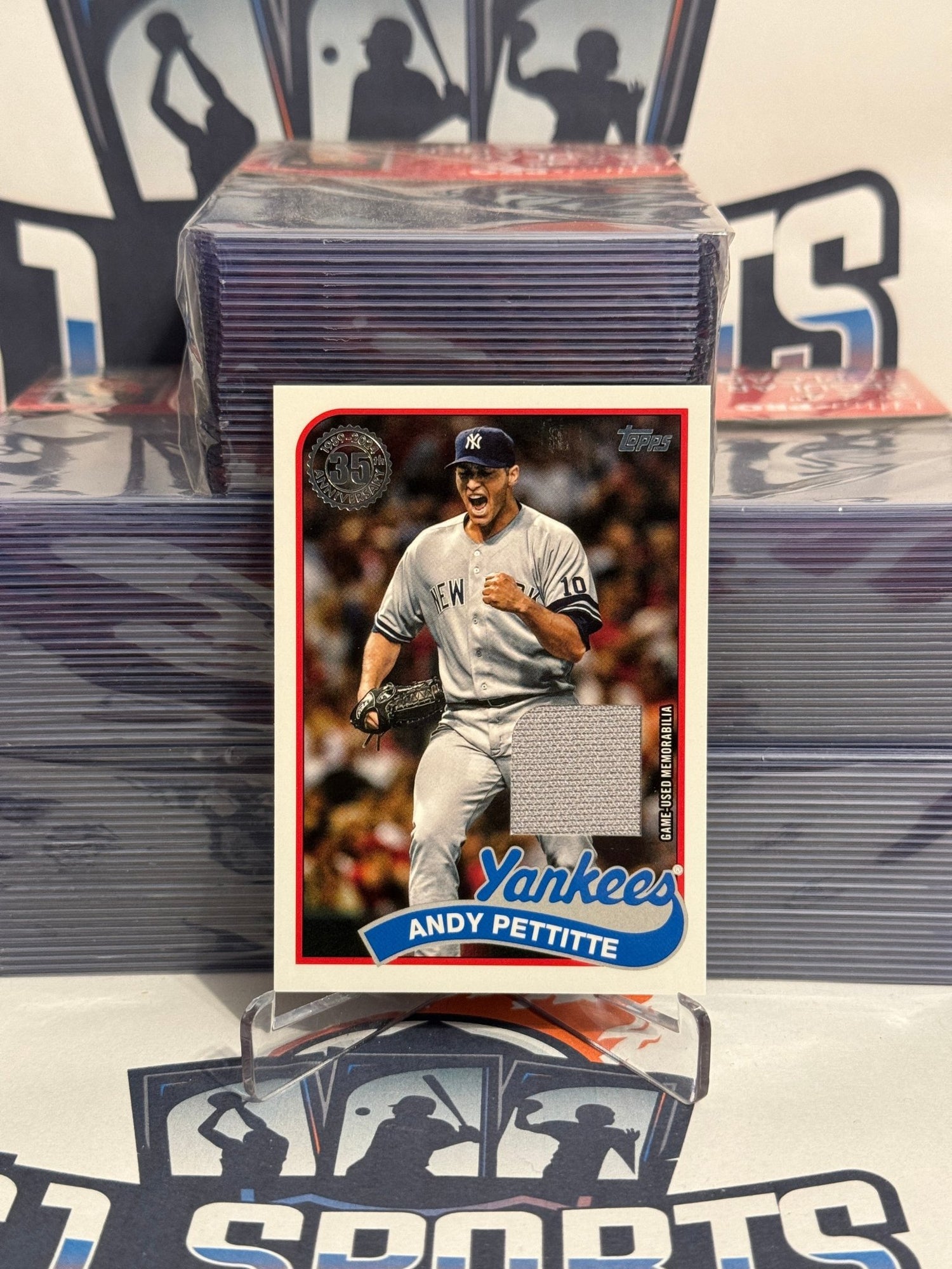 2024 Topps (1989 Redux Relic) Andy Pettitte #89BR-APE