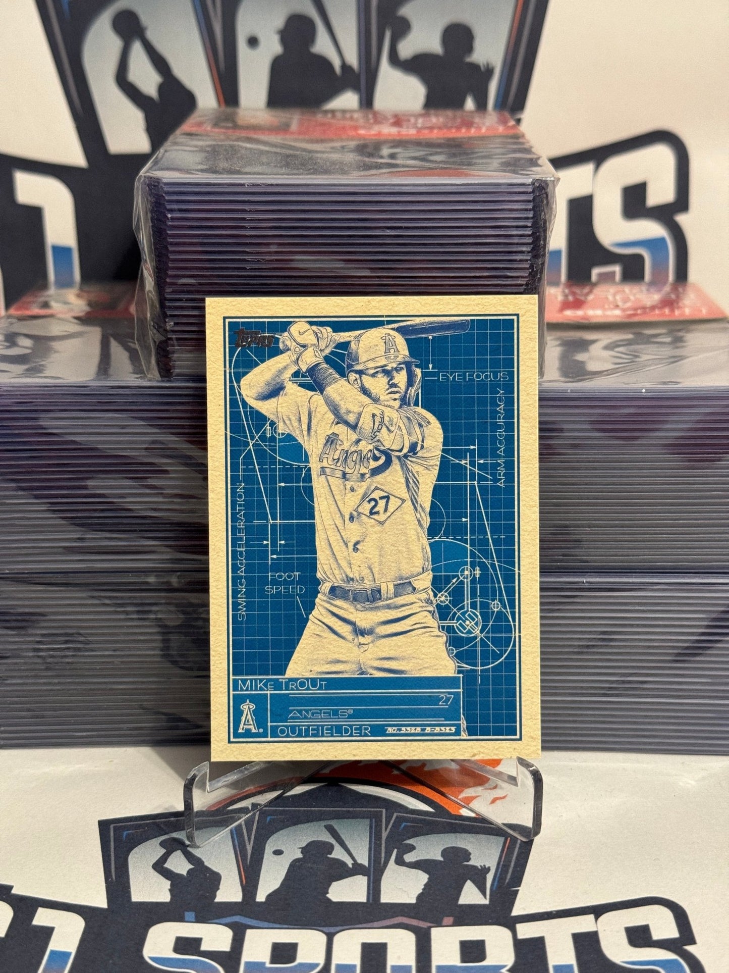 2024 Topps (Superstar Blueprints) Mike Trout #SB-2