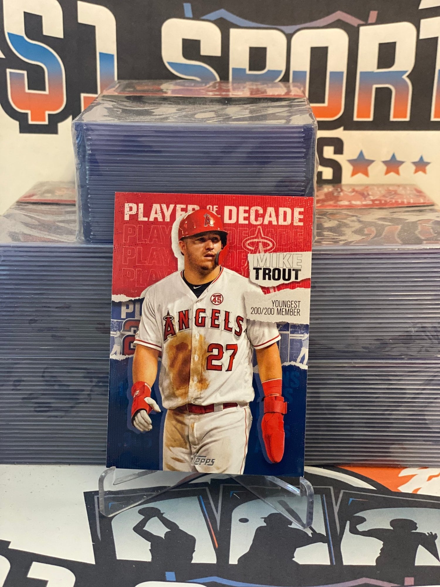 Copy of 2020 Topps (Player of the Decade) Mike Trout #MT-23