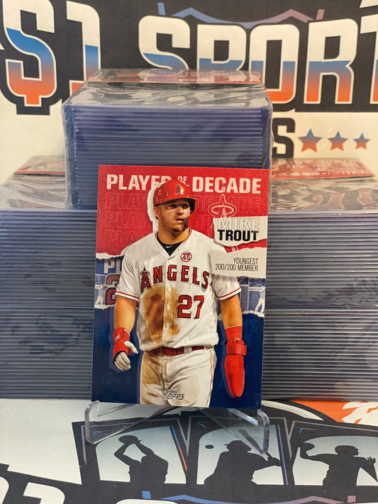 Copy of 2020 Topps (Player of the Decade) Mike Trout #MT-23