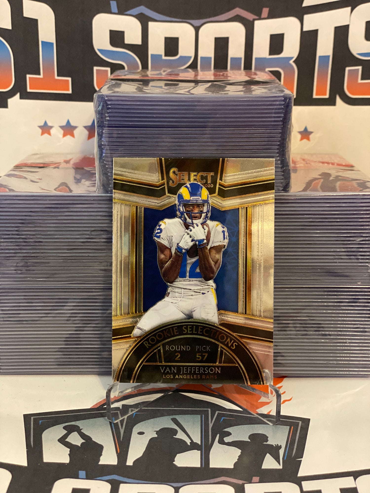 2020 Panini Select (Rookie Selections) Van Jefferson #RS-21