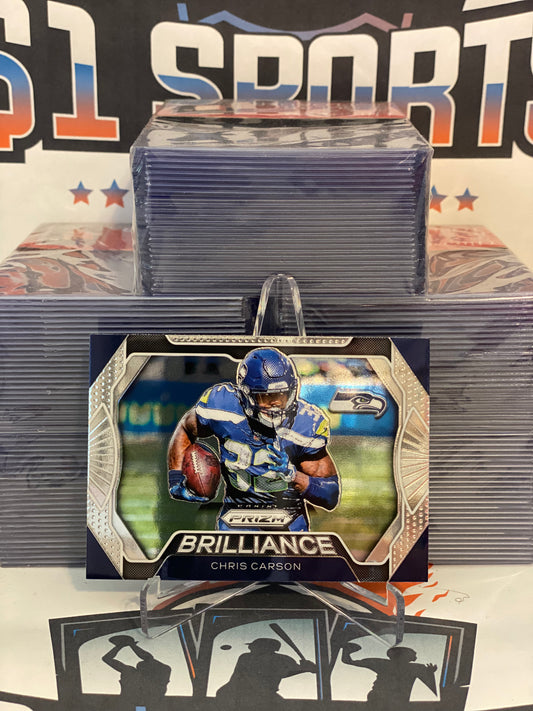 2019 Panini Prizm (Brilliance) Chris Carson #B-CC