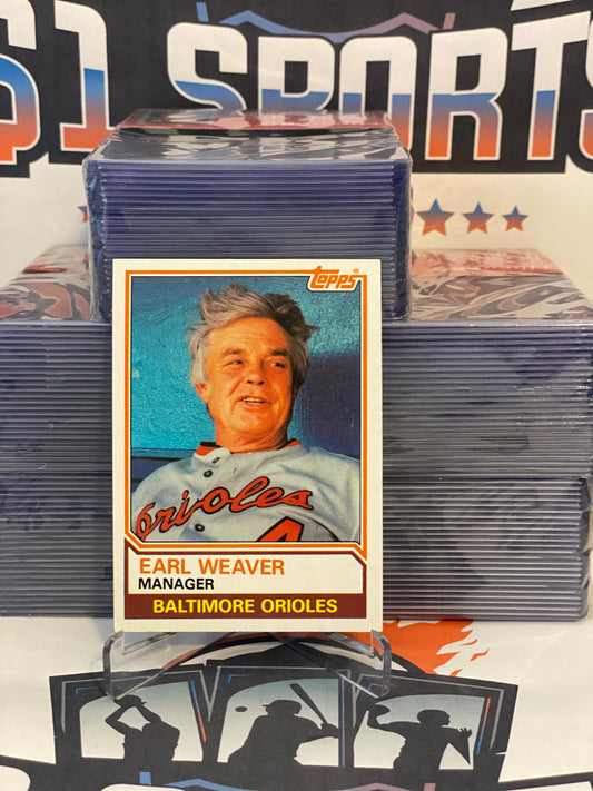 1983 Topps Earl Weaver #426