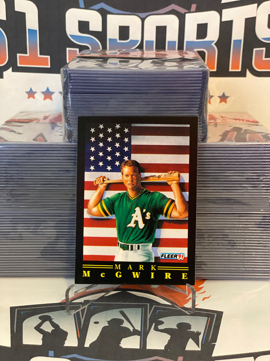 1991 Fleer (Pro-Vision) Mark McGwire #4