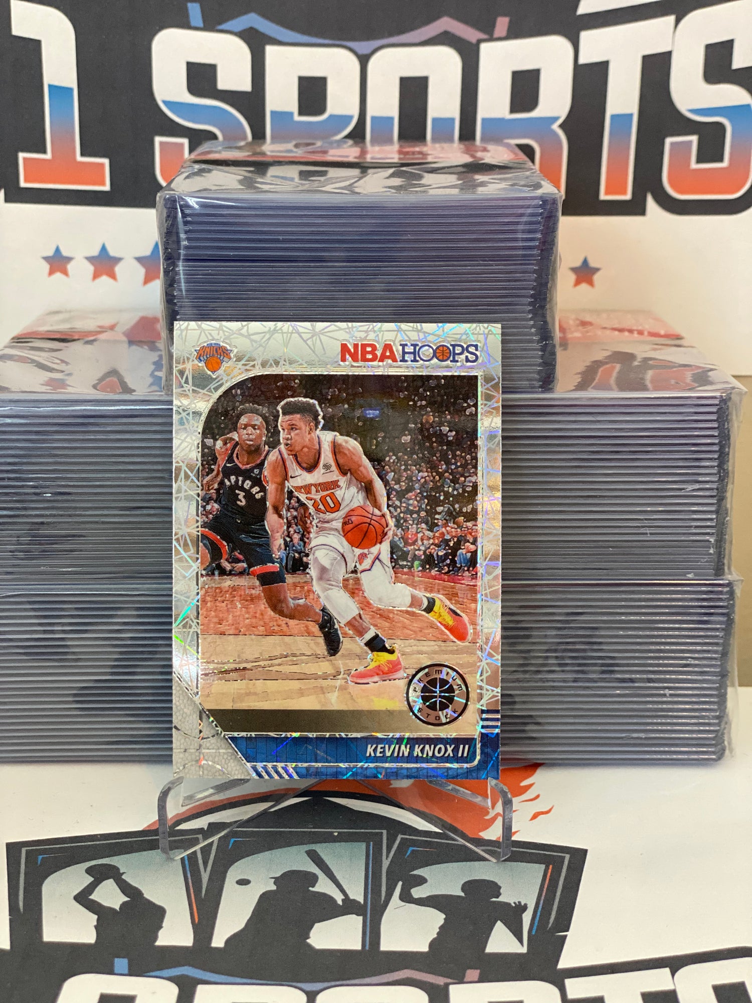 2019 Hoops Premium Stock (Silver Laser Prizm) Kevin Knox II #123