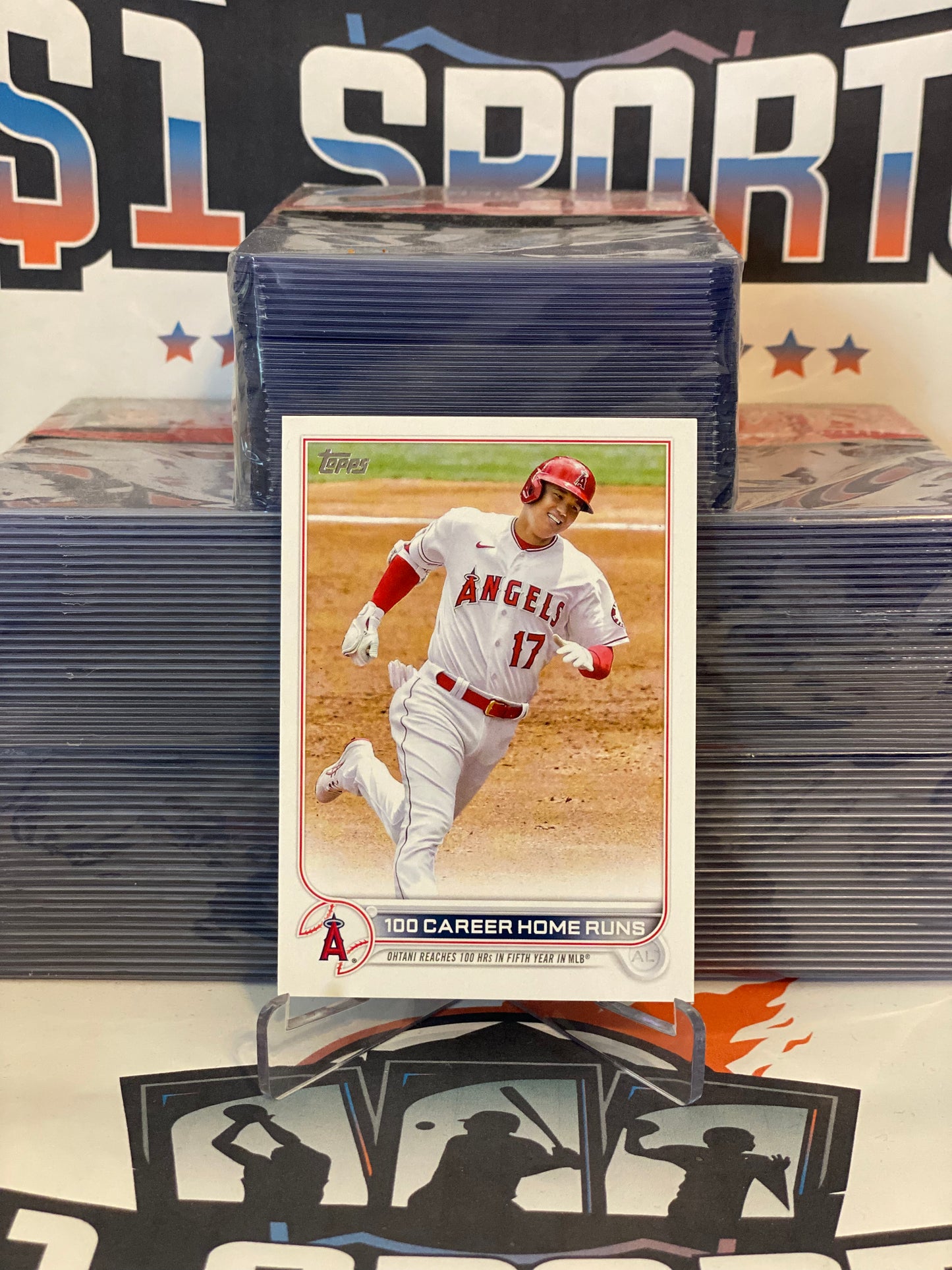 2022 Topps Update (100 Career Home Runs) Shohei Ohtani #US92