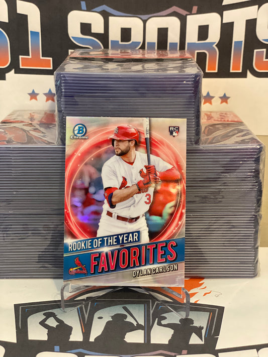 2021 Bowman Chrome (Rookie of the Year Favorites) Dylan Carlson #RRY-DC
