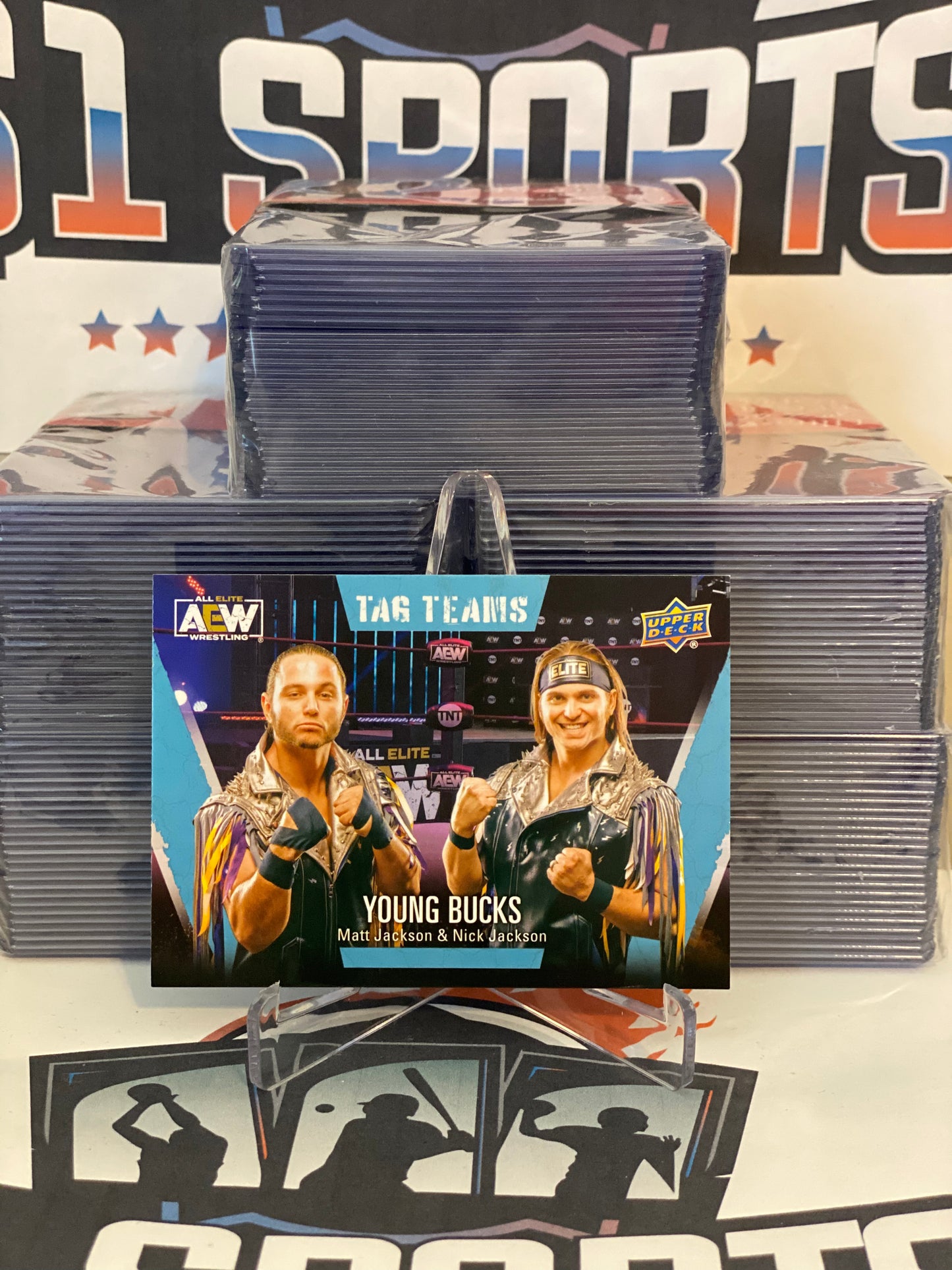 2021 Upper Deck AEW (Tag Teams) Young Bucks #70