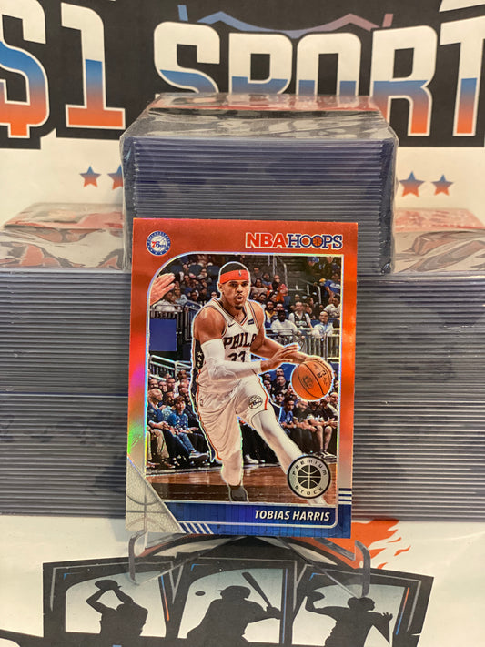 2019 Hoops Premium Stock (Red Prizm) Tobias Harris #147